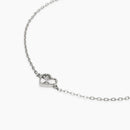 Mabina Donna - Bracciale in argento con catena forzatina e cuore VOILÀ - 534168