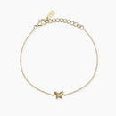 Mabina Donna - Bracciale in argento dorato con farfalla VOILÀ- 534169