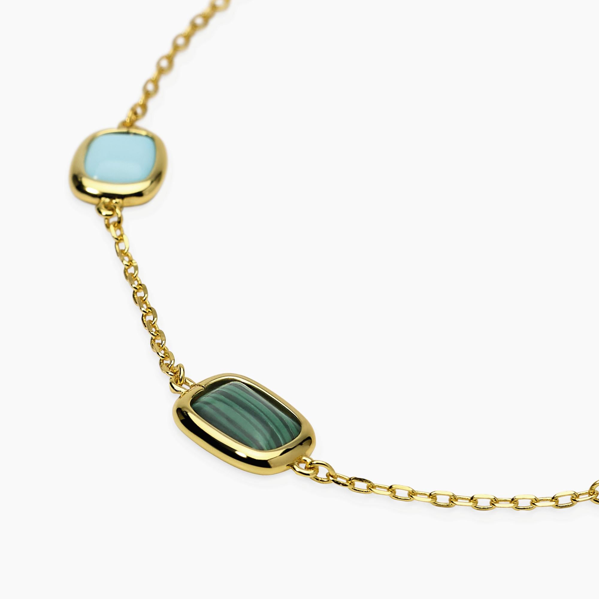 Mabina Donna - Bracciale in argento dorato con pietre multicolor GIULIETTA - 534173
