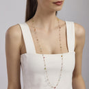 Mabina Donna - Collana lunga rosata con sfere e glass BEAUTY CODE - 553348