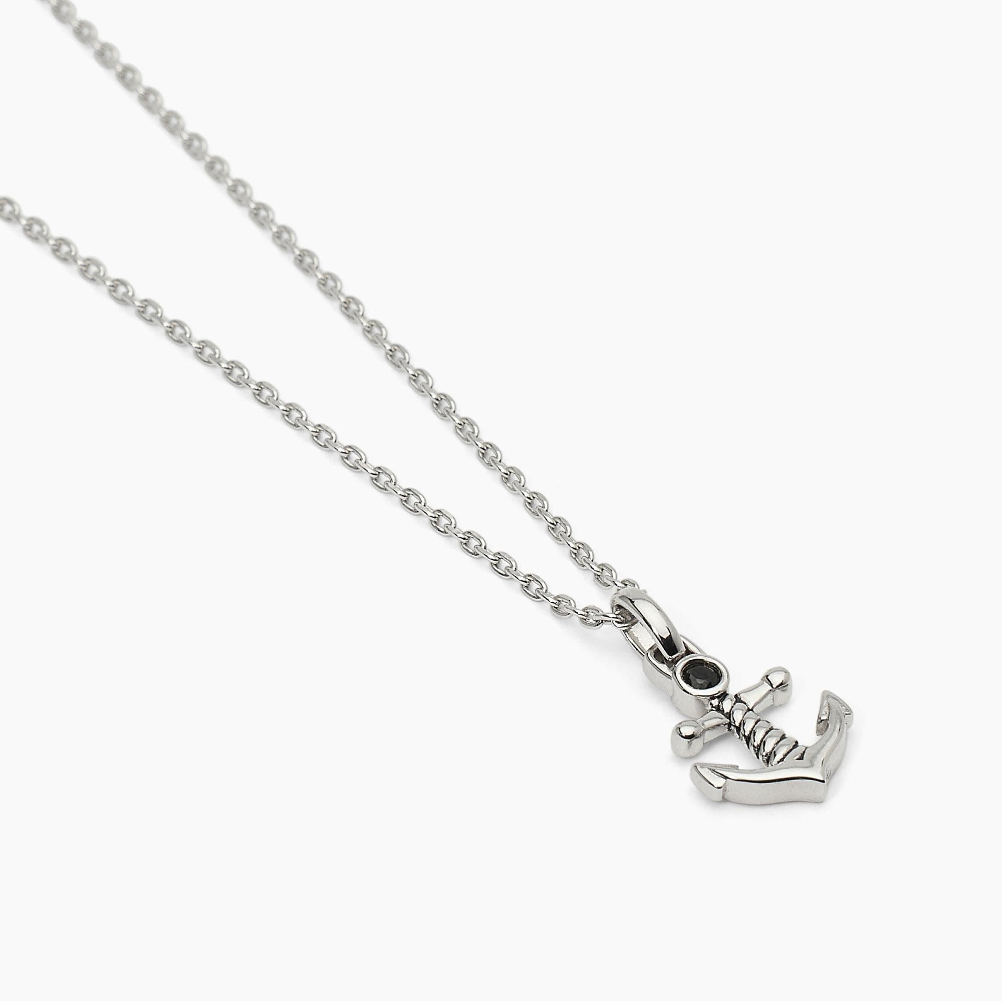 Mabina Uomo - Collana in argento con ancora NAVY RULE - 553638