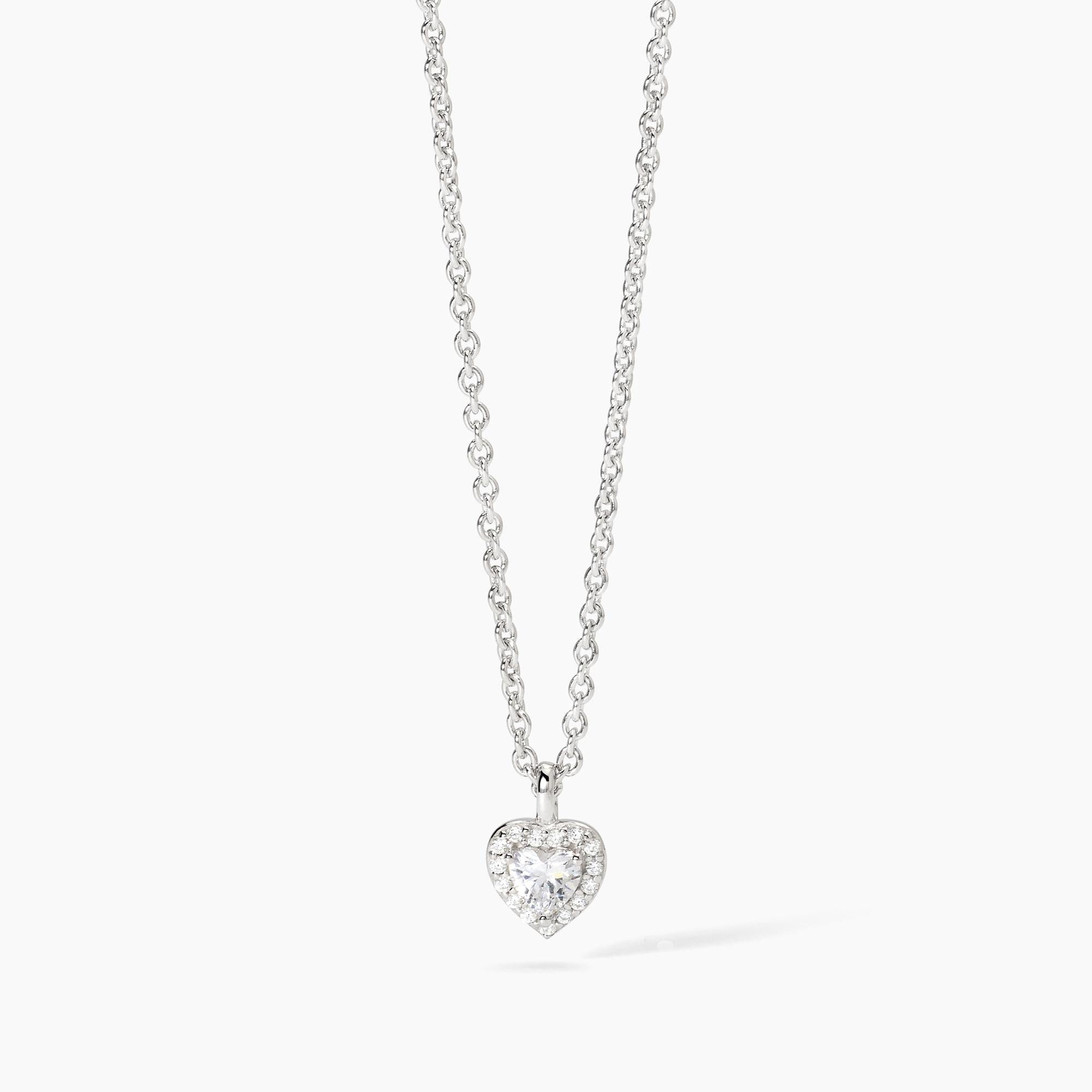 Mabina Donna - Girocollo in argento con ciondolo a forma di cuore LOVE AFFAIR - 553666