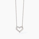 Mabina Donna - Girocollo in argento con cuore e zirconi HAPPY LOVE - 553681
