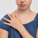 Mabina Junior - Girocollo da bambina con angioletto smaltato Baby Angel - 553724