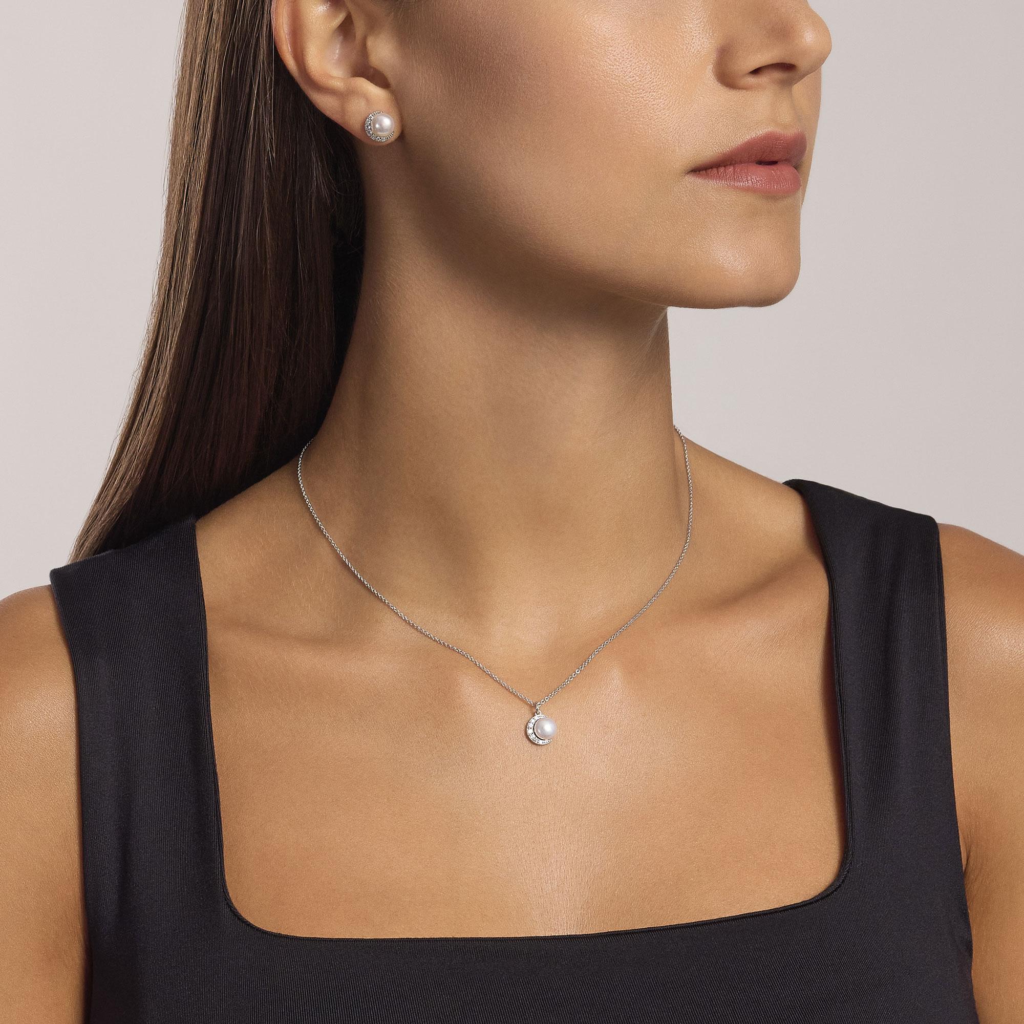 Mabina Donna - Girocollo in argento con perla coltivata Incontri - 553730