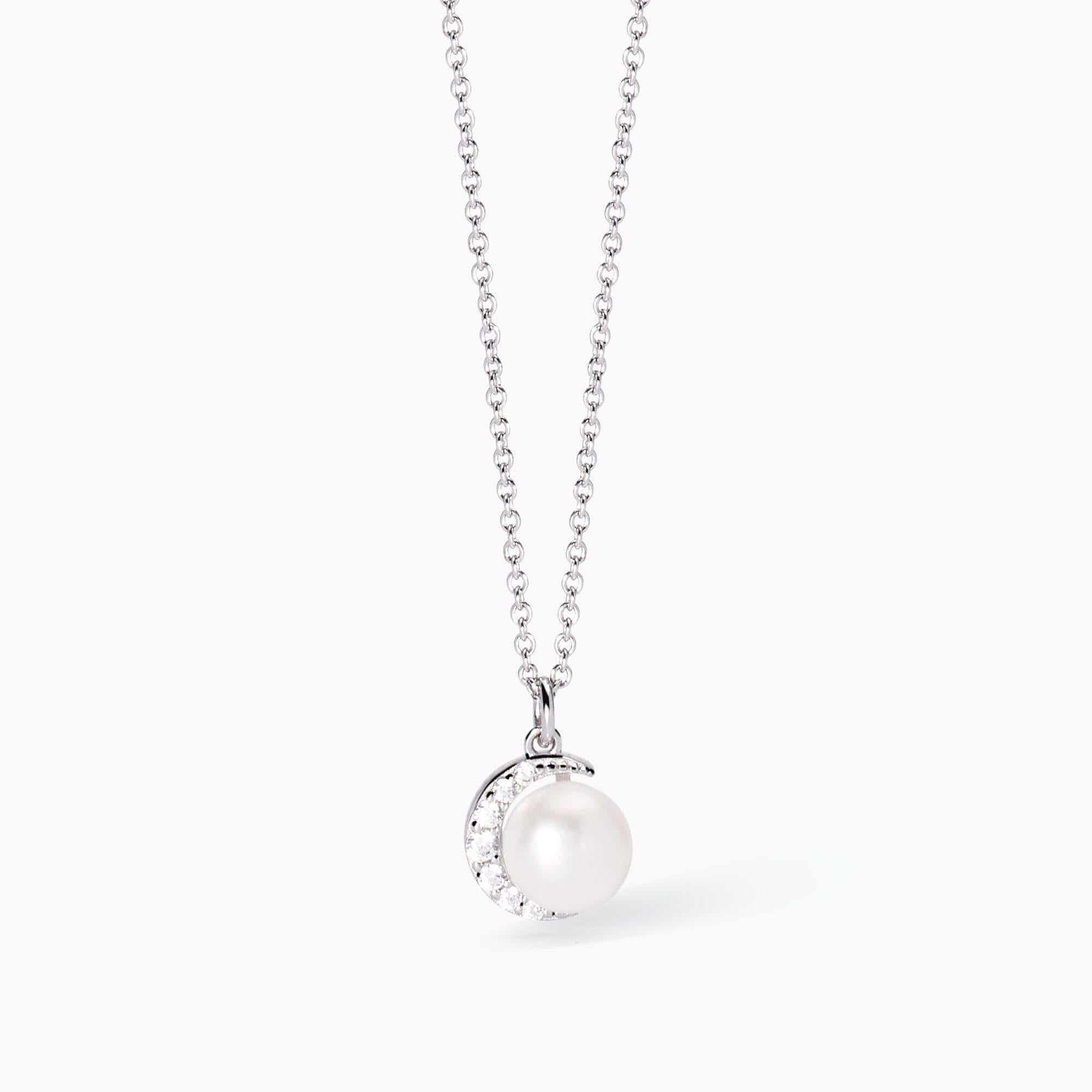 Mabina Donna - Girocollo in argento con perla coltivata Incontri - 553730