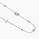Mabina Donna - Girocollo in argento con croce e Madonnina Rosario - 553781