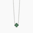 Mabina Donna - Girocollo con ciondolo fiore verde Jasmine - 553795