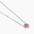 Mabina Donna - Girocollo con ciondolo fiore rosa Jasmine - 553796