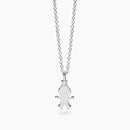 Mabina Donna - Collana bimbo in argento e diamanti lab-grown, 0.04ct - 553801