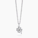 Mabina Donna - Collana quadrifoglio in argento e diamanti lab-grown, 0.04ct - 553809