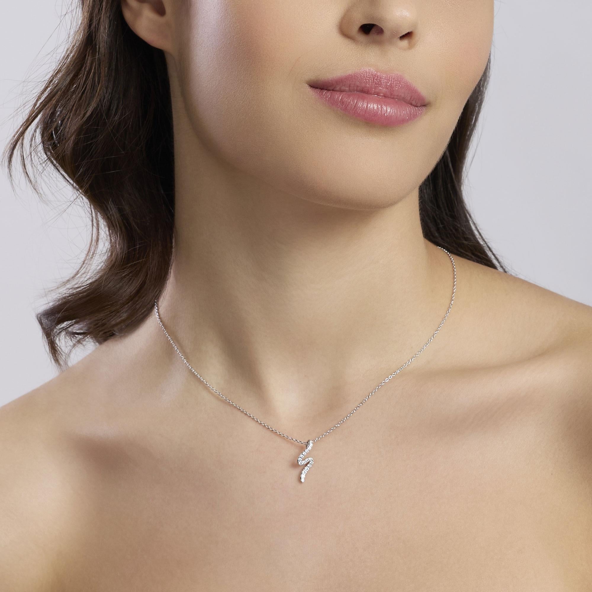Mabina Donna Girocollo con pendente in zirconi, SAETTA - 553825
