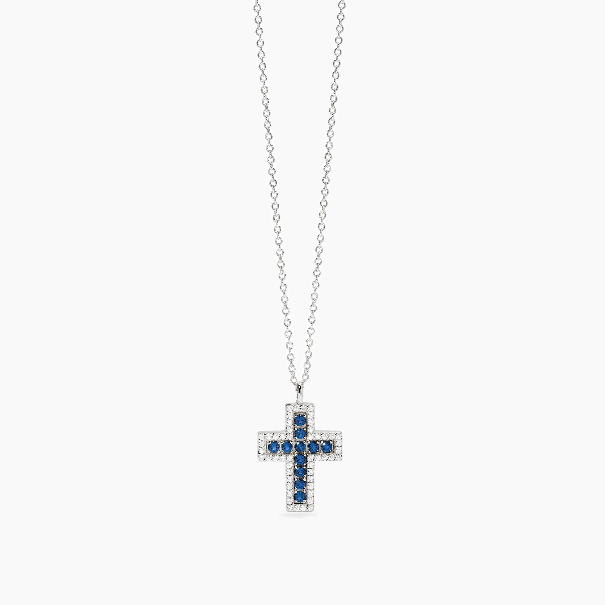 Mabina Donna Girocollo con croce, SAVE THE QUEEN - 553848