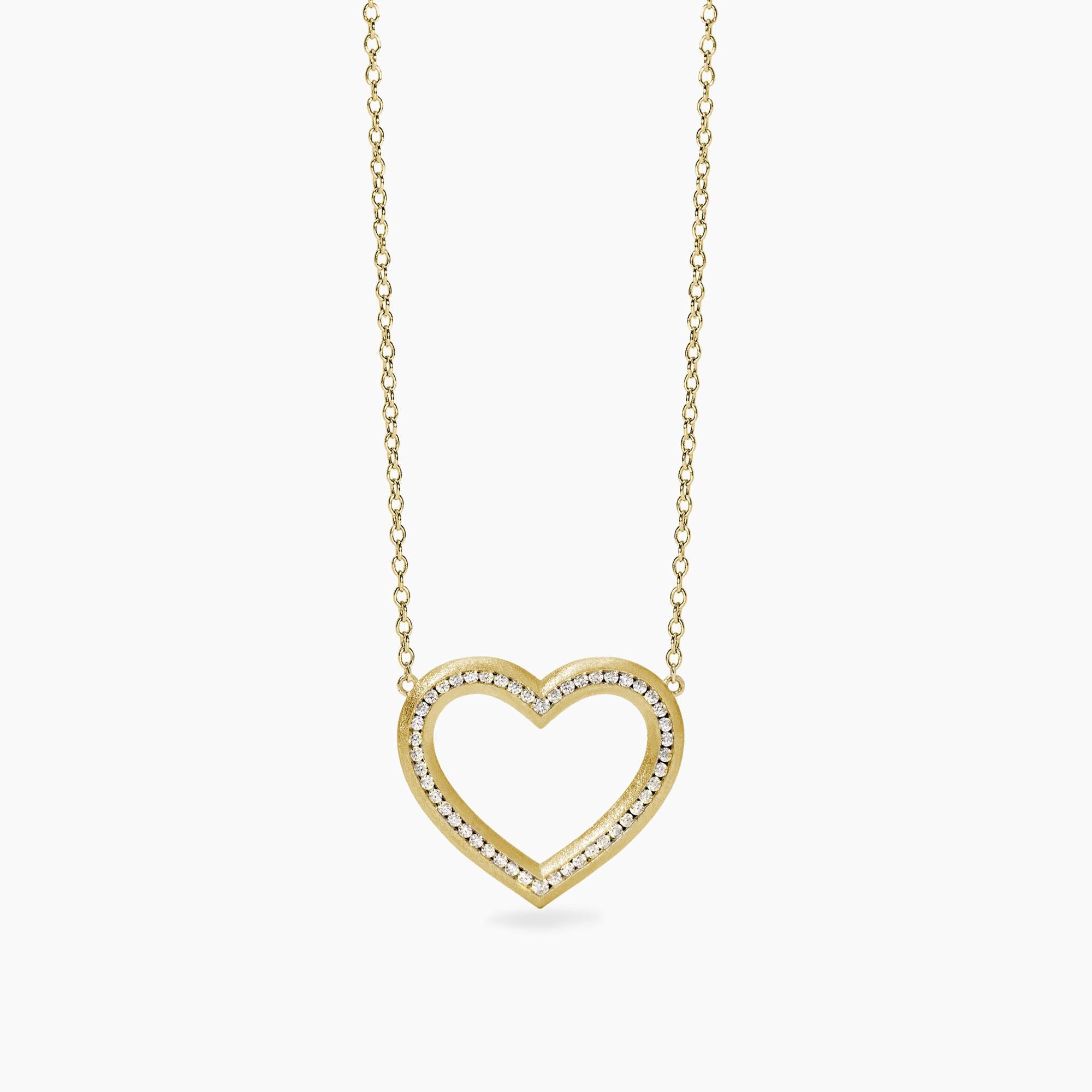 Mabina Donna Girocollo in argento dorato con cuore, VERA - 553849