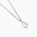 Mabina Donna - Girocollo con pendente con zirconi taglio cuore ROUGE - 553858