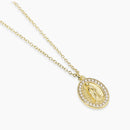 Mabina Donna - Girocollo in argento dorato con pendente Madonnina LADY MADONNA - 553895