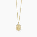 Mabina Donna - Girocollo in argento dorato con pendente Madonnina LADY MADONNA - 553895