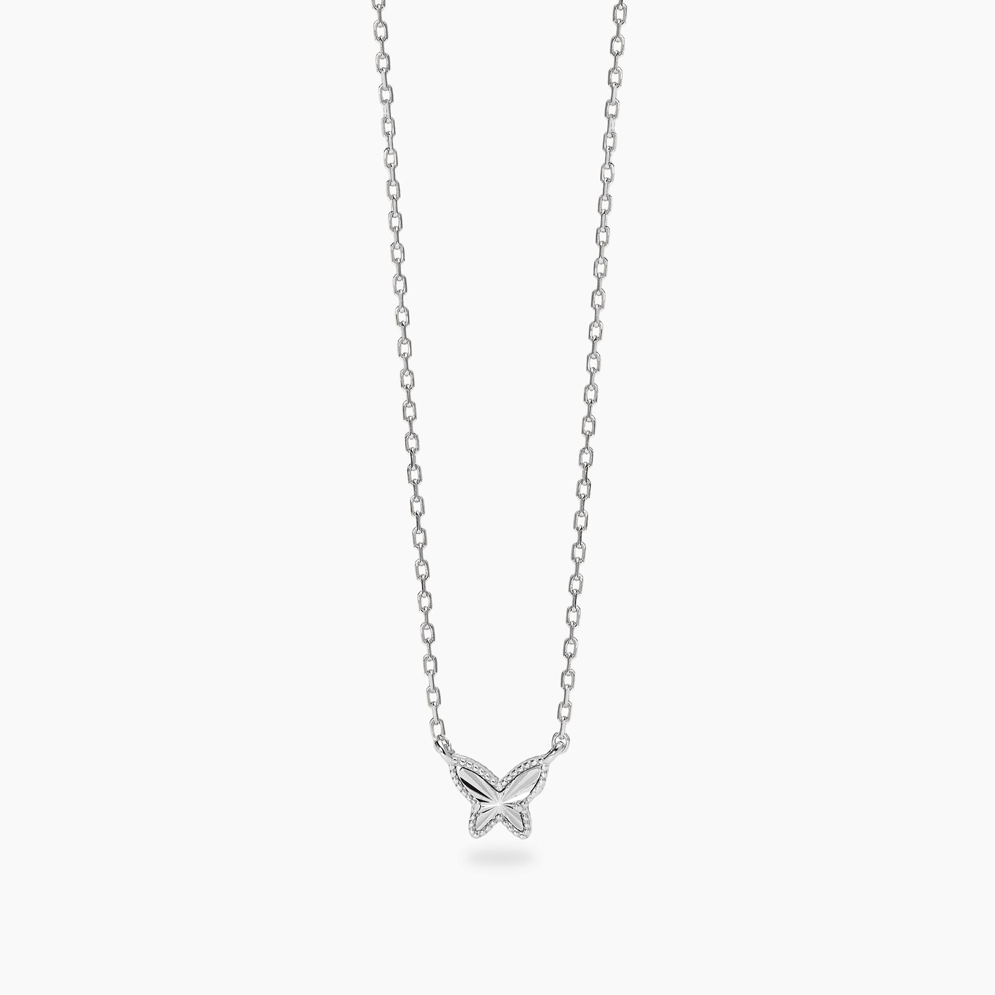 Mabina Donna - Girocollo in argento con catena forzatina e farfalla VOILÀ - 553903