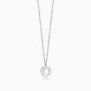 Mabina Donna - Collana punto luce in argento e diamanti lab grown - 553927