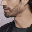 Mabina Uomo - Orecchino a cerchio da uomo con zirconi bianchi MONOMANIA - 563530