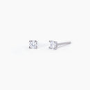 Mabina Donna - Monorecchino a cerchio ROSATO con pavé MONOMANIA - 563505