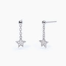 Mabina Junior - Orecchini in argento con stelle pendenti STELLA STELLINA - 563616