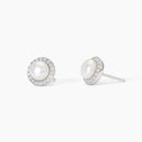 Mabina Donna - Orecchini in argento con perle coltivate e zirconi MILANESIENNE - 563745