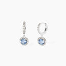 Mabina Donna - Orecchini con pendente acquamarina sintetica Revival - 563787