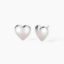 Mabina Donna - Orecchini in argento a forma di cuore Don't Say Love - 563831