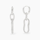 Mabina Donna - Orecchini a cerchio con pendente SEI BELLISSIMA - 563923