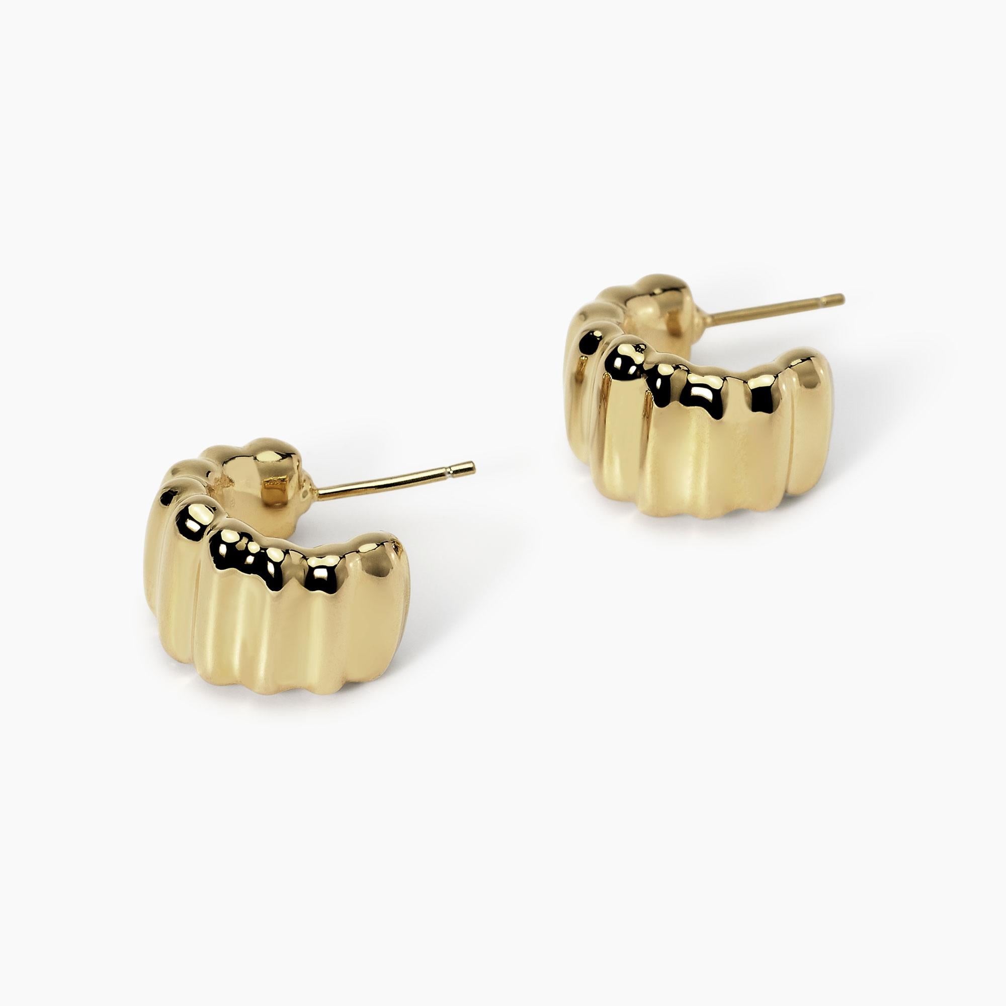 Mabina Donna - Orecchini in argento dorato ONDE - 563928