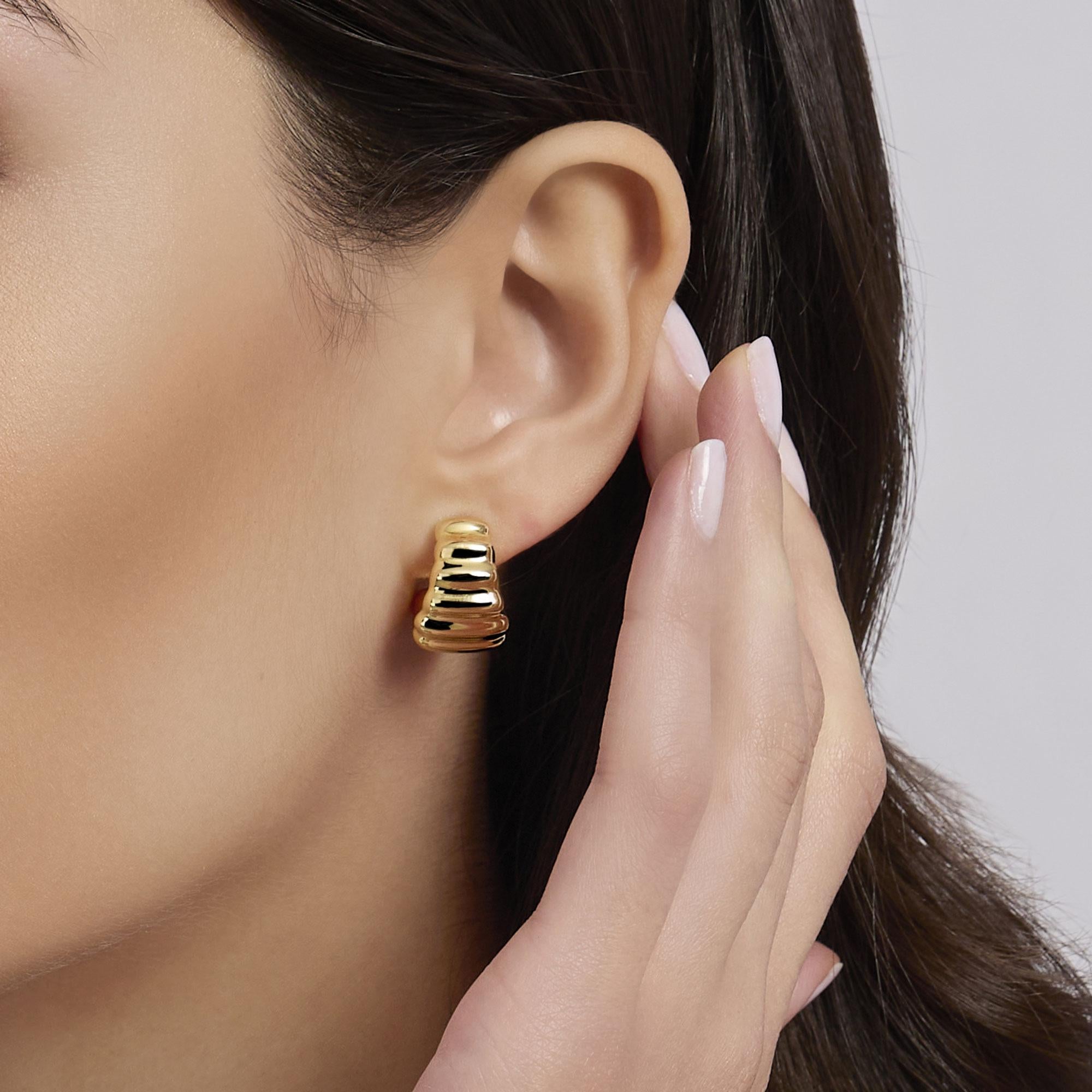 Mabina Donna - Orecchini in argento dorato ONDE - 563928