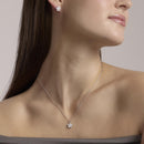 Mabina Donna - Orecchini a fiore in zirconi bianchi PETALI DI LUCE - 563940