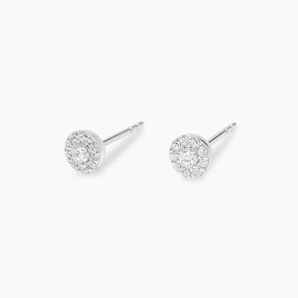 Mabina Donna - Orecchini PUNTO LUCE in argento e diamanti lab grown - 563996