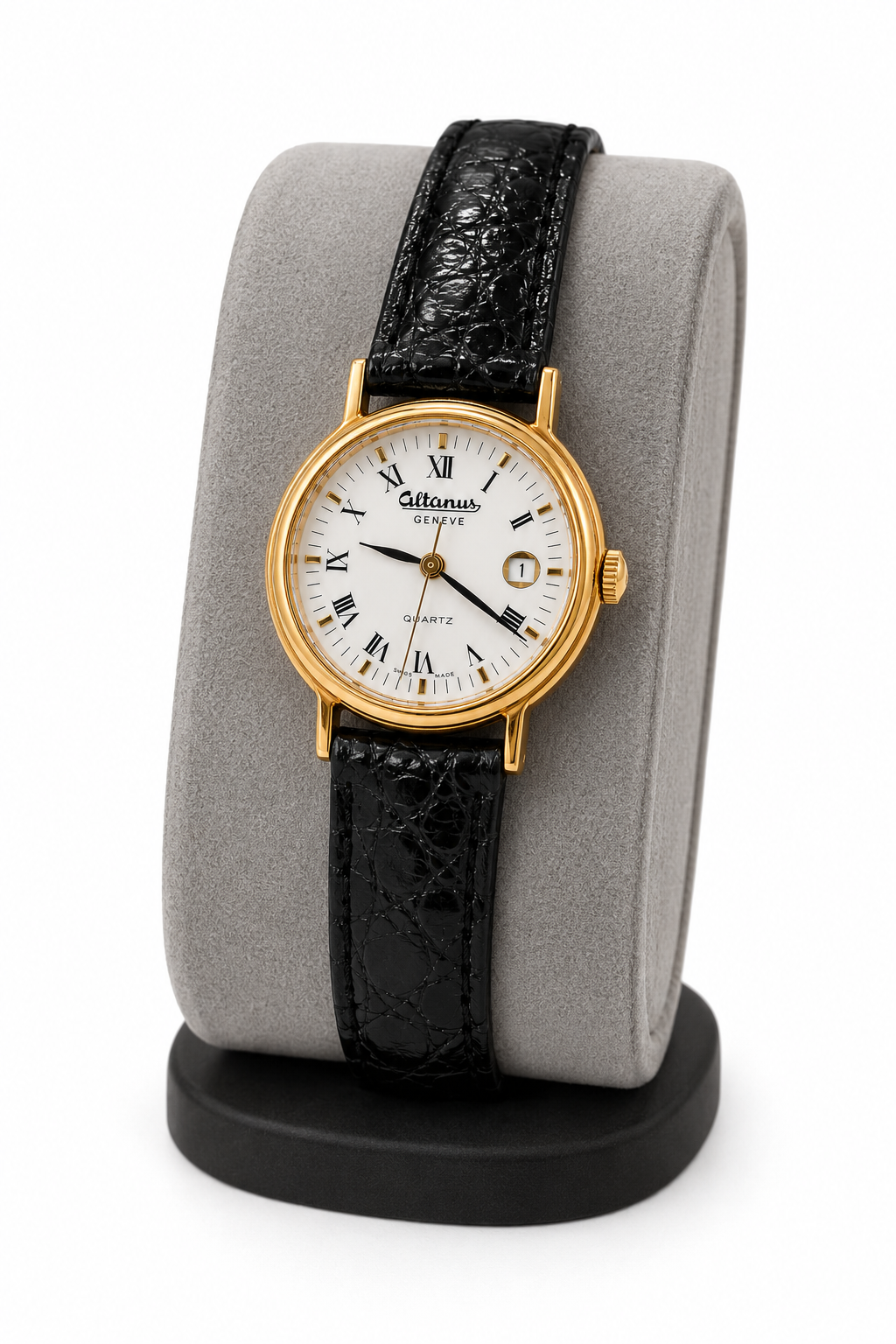 Orologio Altanus Genève , Vintage da donna, quarzo e cassa in oro giallo 18kt, 24mm - 573