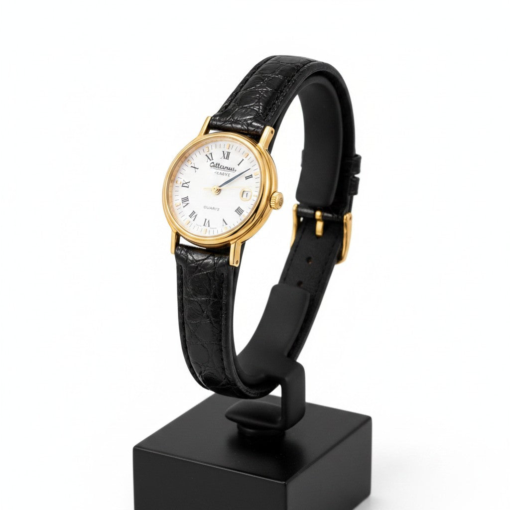 Orologio Altanus Genève , Vintage da donna, quarzo e cassa in oro giallo 18kt, 24mm - 573