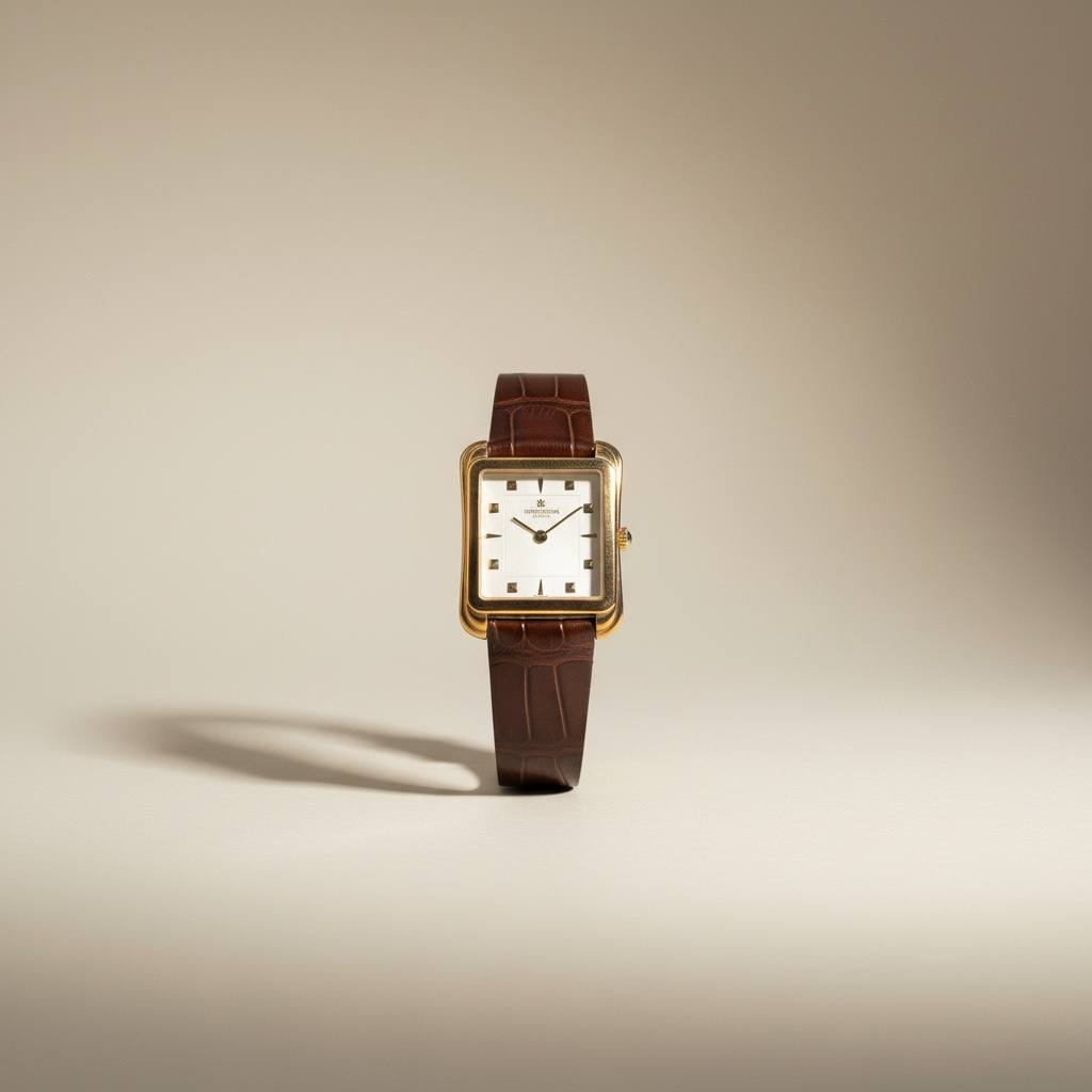 Vacheron Costantin Les Historiques carica manuale, cassa quadrata in oro giallo 18kt, 35mm - 31110/000J-3