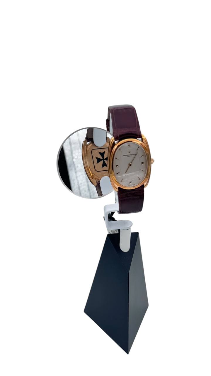 Vacheron Costantin Les Historiques automatico, cassa in oro giallo 18kt ovale, 35mm - 31110/000J-7885