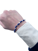 Bracciale Spadarella in argento, unisex, Ancora di salvezza, color blu fluo - SPBR224-blu fluo