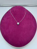 Girocollo Giorgio Visconti con diamanti taglio baguette in oro bianco 18kt, 0.28ct - GBX40441