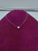 Girocollo Giorgio Visconti in oro bianco 18kt e diamanti baguette, 0.11ct - GBX40414