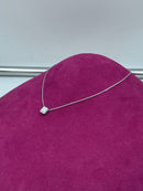 Girocollo Giorgio Visconti in oro bianco 18kt e diamanti baguette, 0.11ct - GBX40414