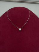 Girocollo Giorgio Visconti in oro bianco 18kt e diamanti baguette, 0.11ct - GBX40414
