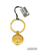 Gold-plated steel key ring - Port. Steel