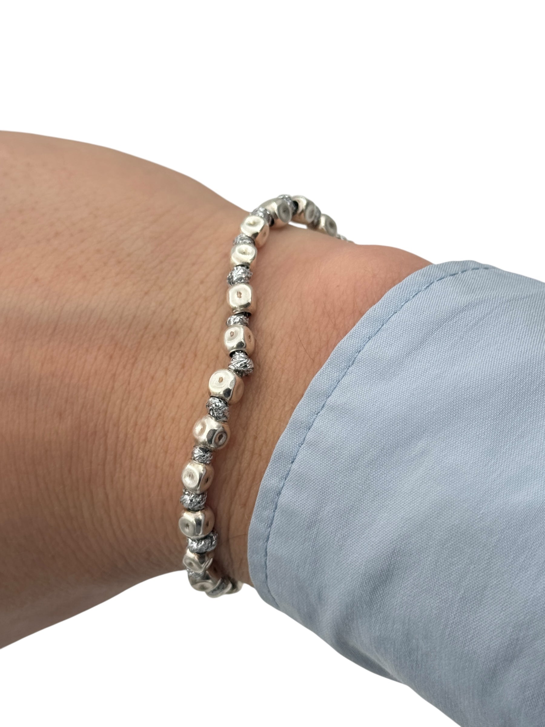 Bracciale Spadarella in argento lucido, uomo - SPBR03S