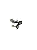 GEMELLI BARAKA IN ACCIAIO con diamanti neri - PS245042BNDB000004