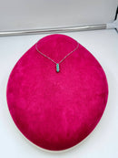 Collana Miluna in oro bianco 18kt, diamanti e 5 smeraldi - CLD5397