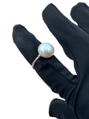 Diana - Anello in oro rosa 18kt e perla barocca - AN SPL 1