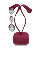 LUCEDEIMIEIOCCHI Monorecchino pendente 3 cammei naturali in argento dorato - LDMO 800 OR