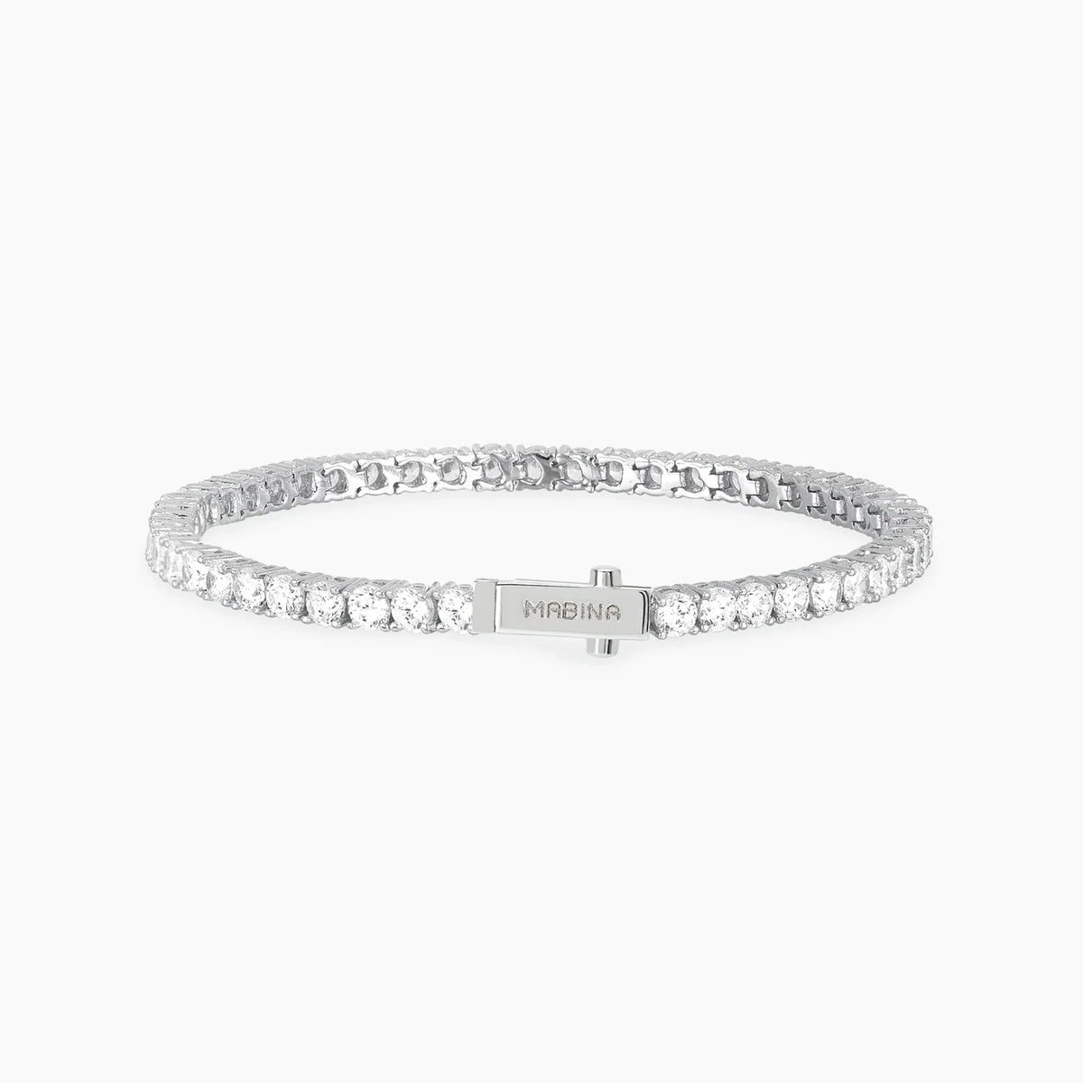 Mabina Donna Bracciale tennis in bronzo e argento - 636002